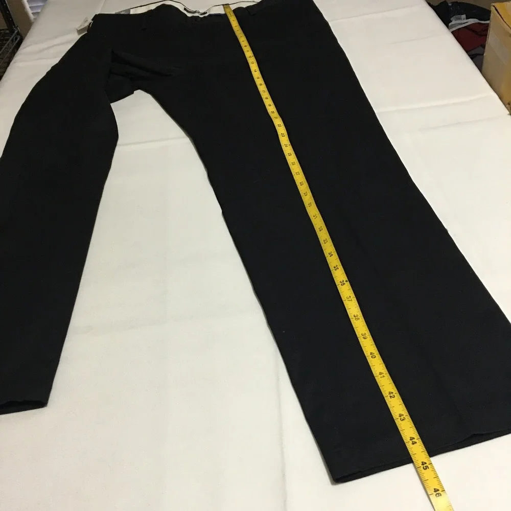 Dockers Chino Pants Mens 40x32 Black Classic Fit Flat Front NWT $50.00